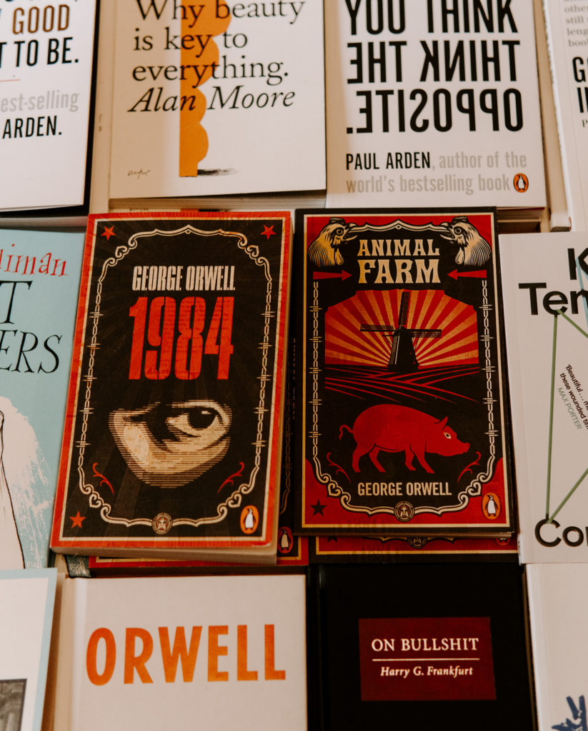 Prague English Bookstore books, book photography