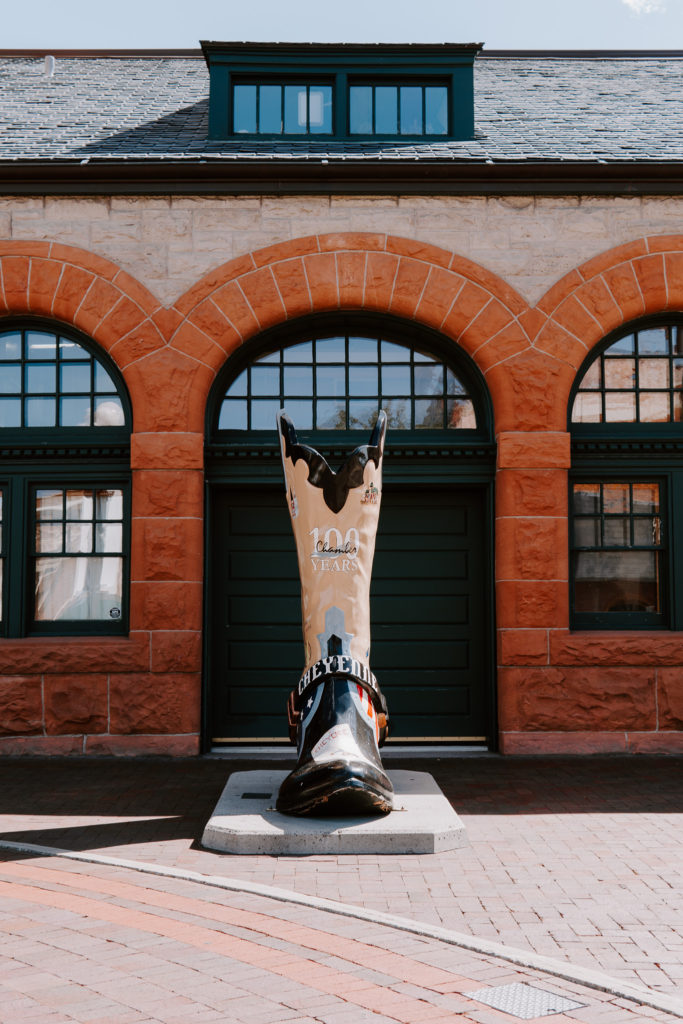 Visit Cheyenne, Cheyenne Big Boots, Cheyenne boots walking tour.