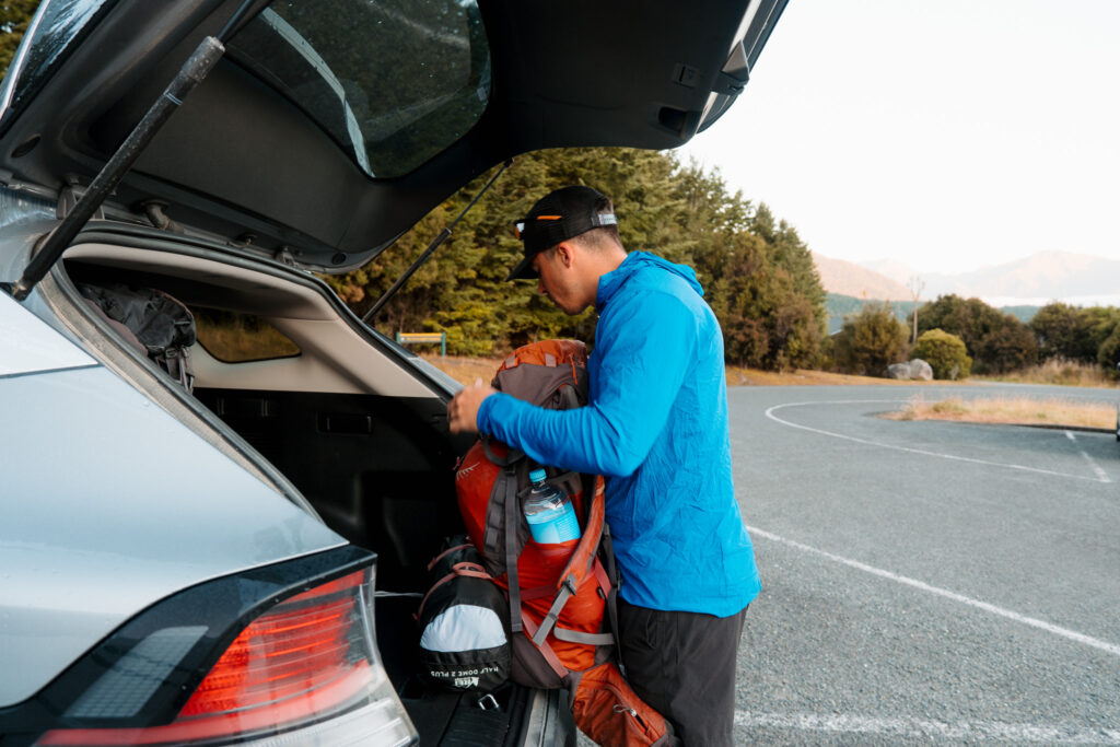 the Kepler Track parking lot
